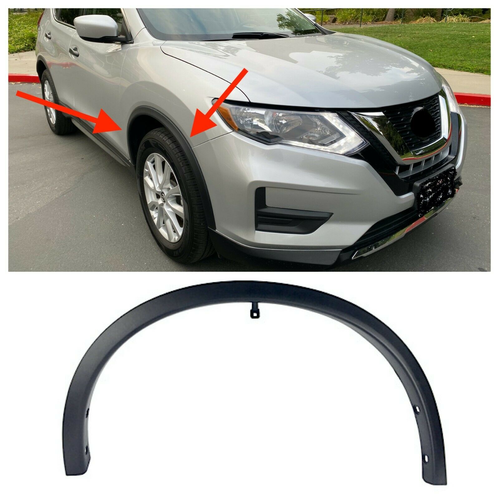 for 2014-2017 Nissan Rogue Fender Flare Molding Arch Trim Driver LH Rear New